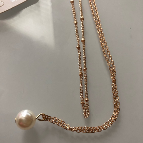 Double Stranded Necklace with “Pearl” - Choker - Picture 2 of 2